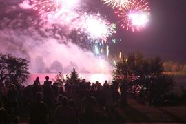 feux d'artifices aux Ballastières