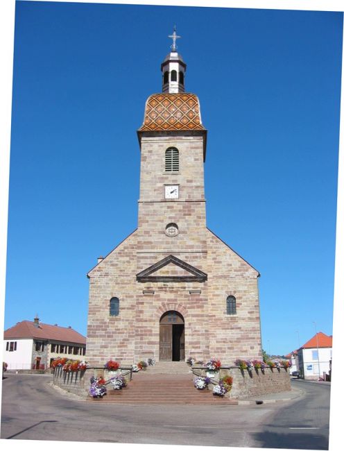 parvis Eglise de Champagney