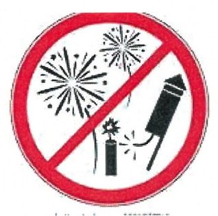 Interdiction spectacles pyrotechniques, feux d'artifices et feux festifs